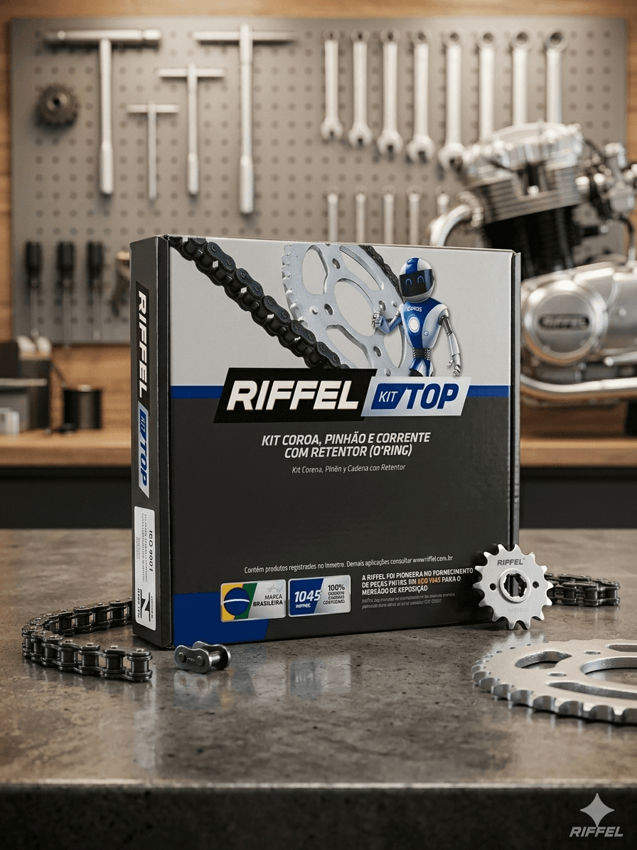 Kit Top com Corrente O'ring para CG 150