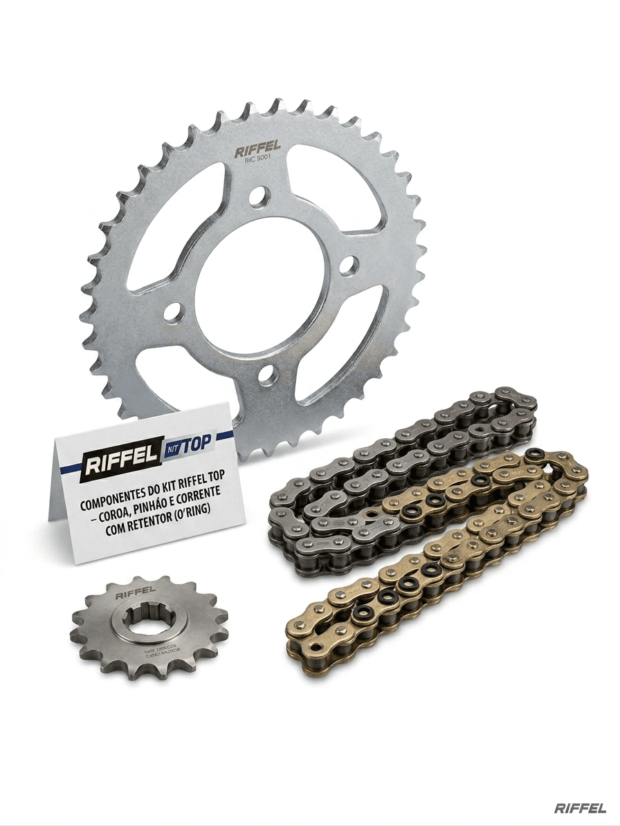 Kit Top com Corrente O'ring para CG 150 — miniatura 3
