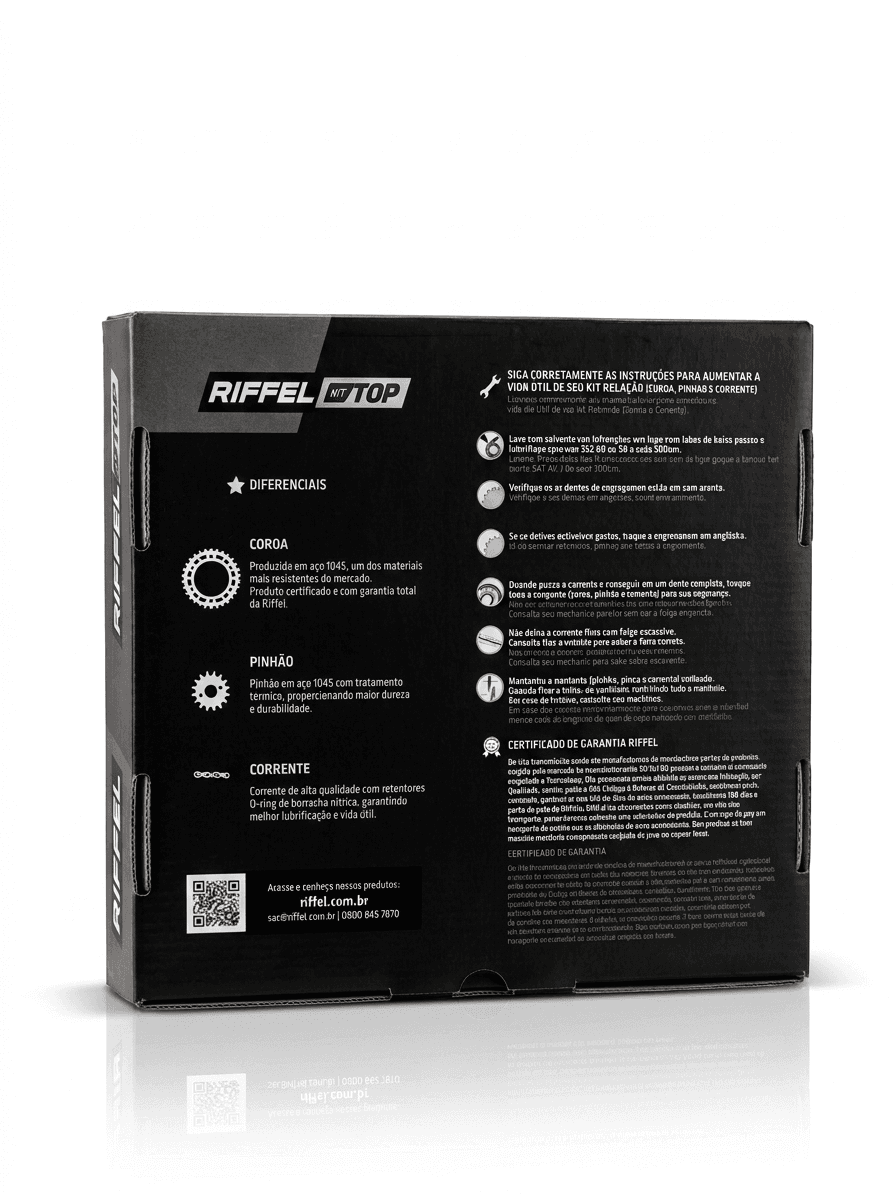 Kit Top com Corrente O'ring para CG 150 — miniatura 6
