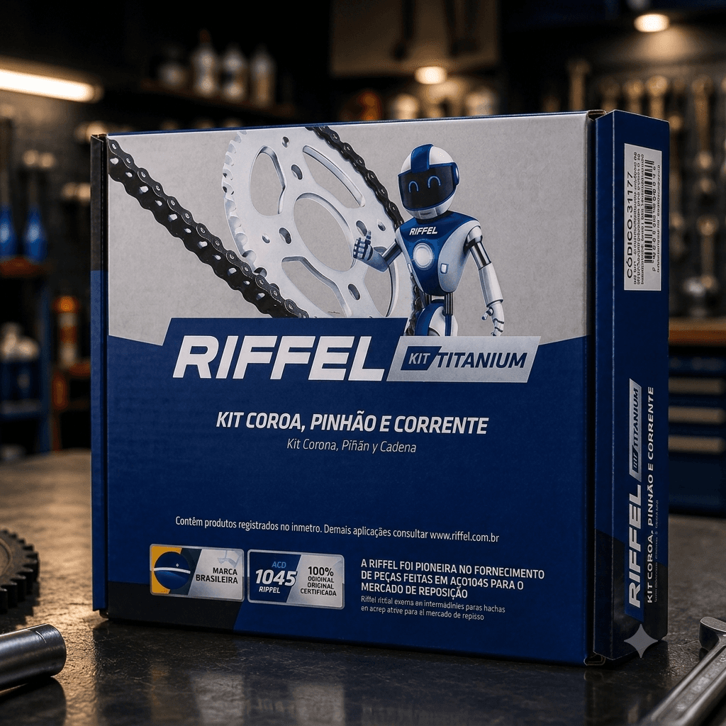 Kit Titanium com Corrente para CG 160 — miniatura 11